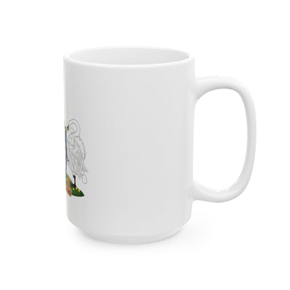 Coat of Arms of the Australian Capital Territory - White Coffee Mug-The Sticker Space