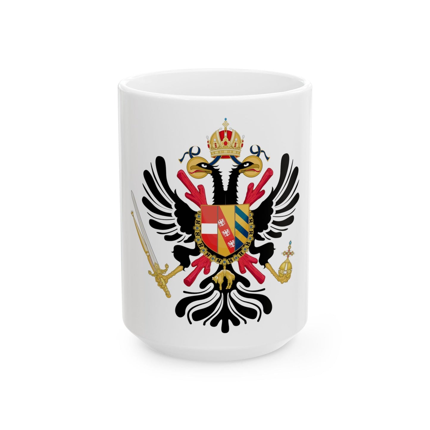 Coat of arms of the Austrian Netherlands - White Coffee Mug