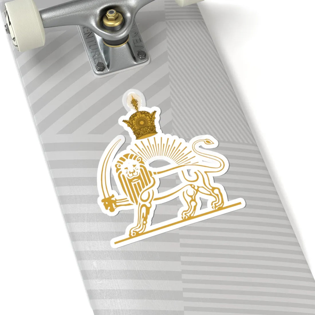 Coat of arms of the Azerbaijan Peoples Government (Iran) (Coat of Arms) STICKER Vinyl Kiss-Cut Decal - The Sticker Space