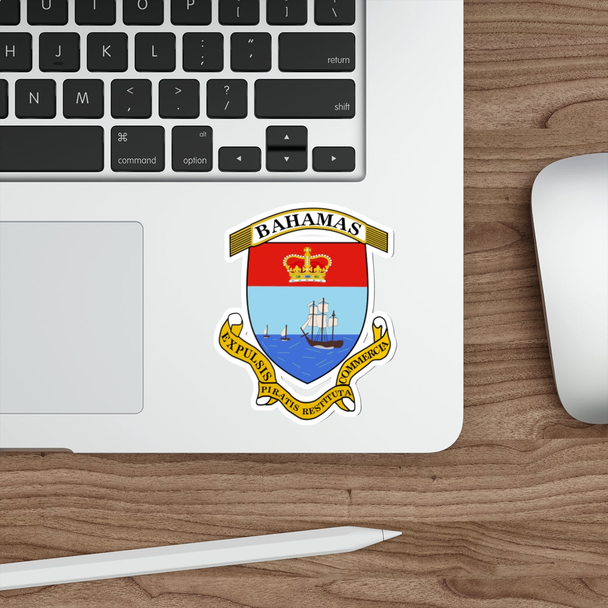 Coat of Arms of The Bahamas 2 STICKER Vinyl Die-Cut Decal-The Sticker Space