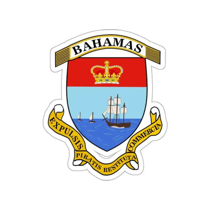 Coat of Arms of The Bahamas 2 STICKER Vinyl Die-Cut Decal - The Sticker Space
