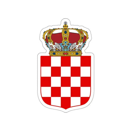 Coat of Arms of the Banate of Croatia STICKER Vinyl Die-Cut Decal 2 Inch - The Sticker Space
