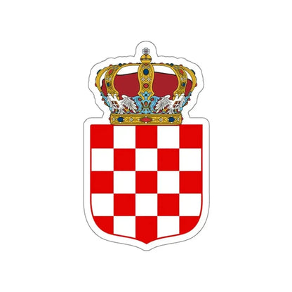 Coat of Arms of the Banate of Croatia STICKER Vinyl Die-Cut Decal 4 Inch - The Sticker Space