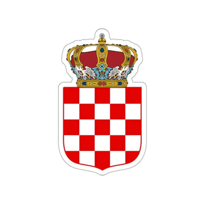Coat of Arms of the Banate of Croatia STICKER Vinyl Die-Cut Decal - The Sticker Space