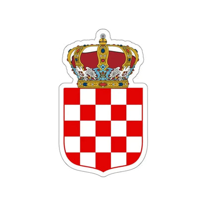 Coat of Arms of the Banate of Croatia STICKER Vinyl Die-Cut Decal - The Sticker Space