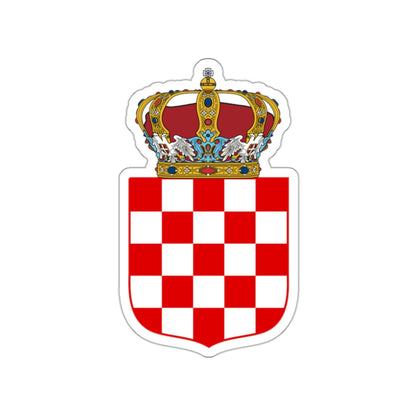 Coat of Arms of the Banate of Croatia STICKER Vinyl Die-Cut Decal-White-The Sticker Space