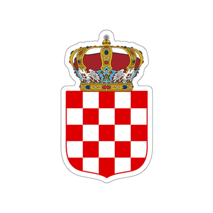 Coat of Arms of the Banate of Croatia STICKER Vinyl Die-Cut Decal-White-The Sticker Space