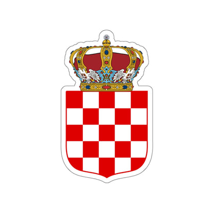 Coat of Arms of the Banate of Croatia STICKER Vinyl Die-Cut Decal-White-The Sticker Space