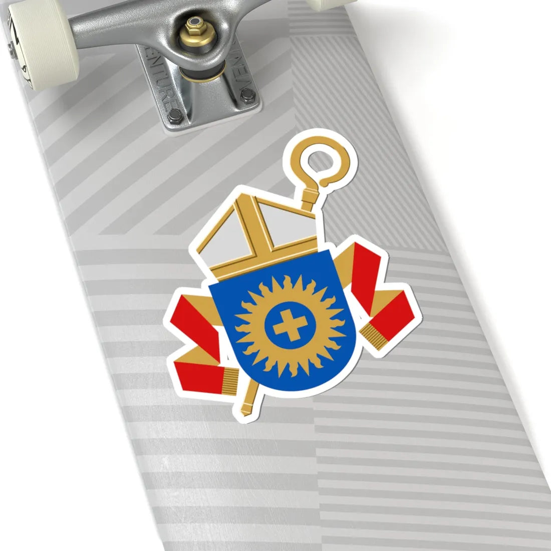 Coat of arms of the bishop of Espoo (Finland) (Coat of Arms) STICKER Vinyl Kiss-Cut Decal - The Sticker Space