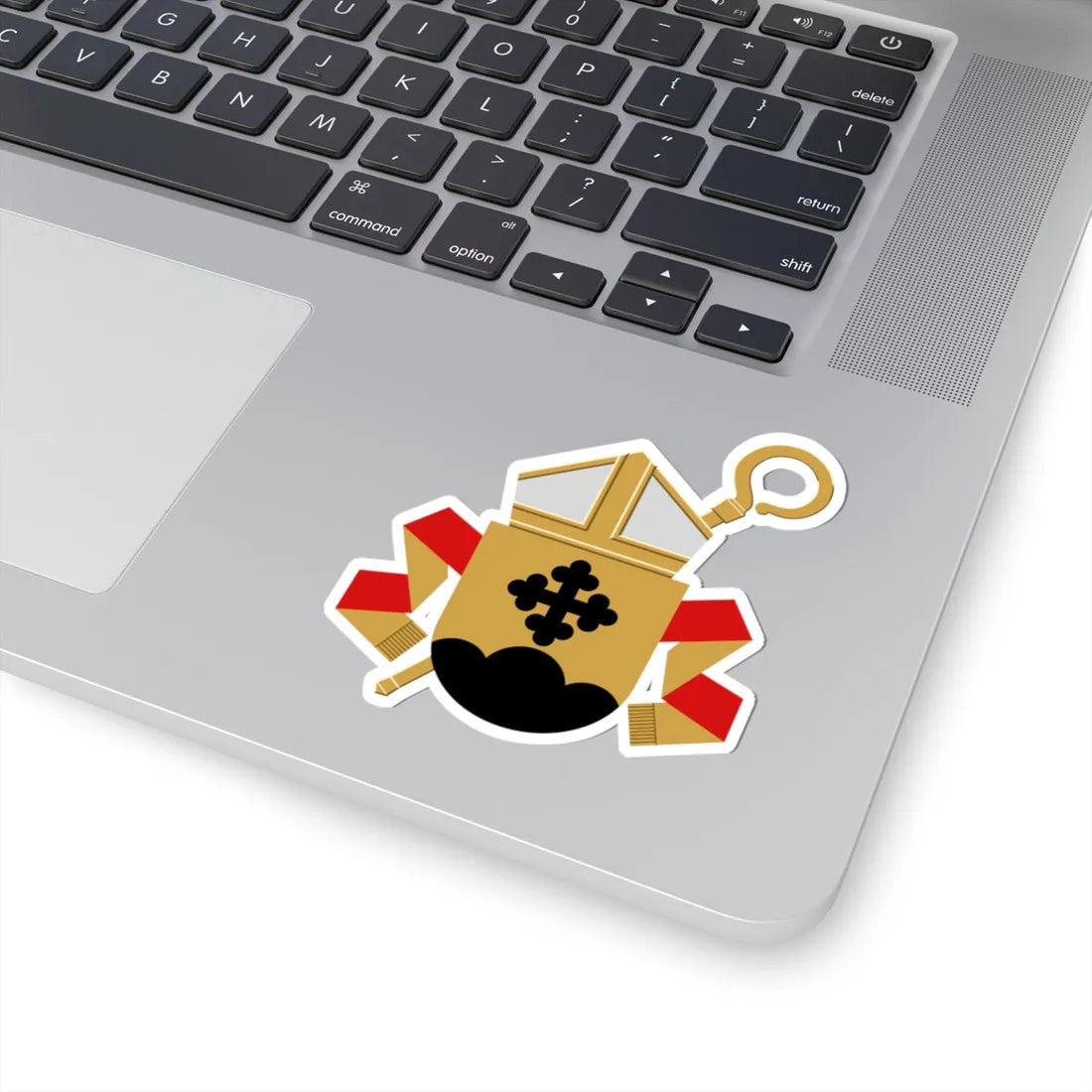 Coat of arms of the bishop of Kuopio (Finland) (Coat of Arms) STICKER Vinyl Kiss-Cut Decal - The Sticker Space