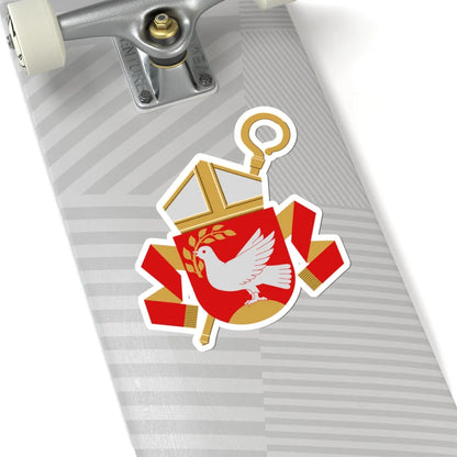 Coat of arms of the bishop of Mikkeli (Finland) (Coat of Arms) STICKER Vinyl Kiss-Cut Decal - The Sticker Space