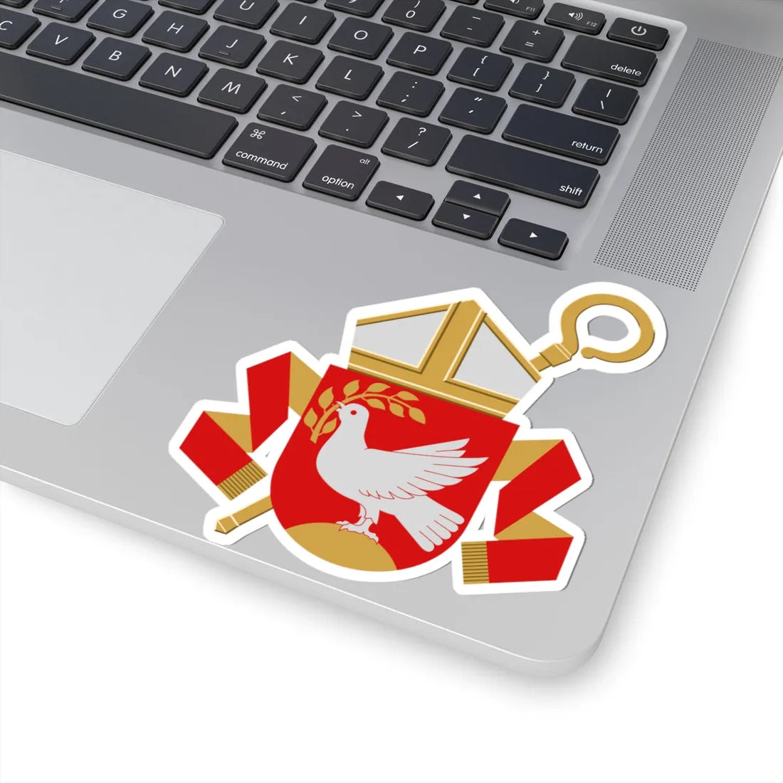 Coat of arms of the bishop of Mikkeli (Finland) (Coat of Arms) STICKER Vinyl Kiss-Cut Decal - The Sticker Space