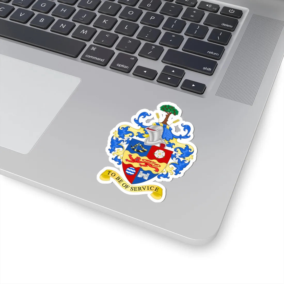 Coat of Arms of the Borough Council of Harrogate (England) (Coat of Arms) STICKER Vinyl Kiss-Cut Decal - The Sticker Space