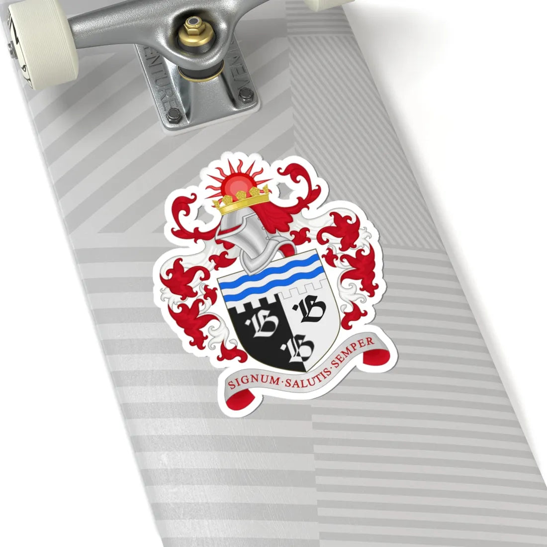 Coat of Arms of the Borough of Bridlington (England) (Coat of Arms) STICKER Vinyl Kiss-Cut Decal - The Sticker Space