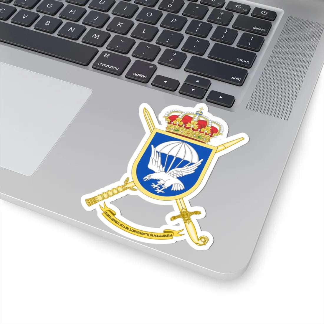 Coat of Arms of the BRIPAC Headquarters (Spain) (Coat of Arms) STICKER Vinyl Kiss-Cut Decal - The Sticker Space