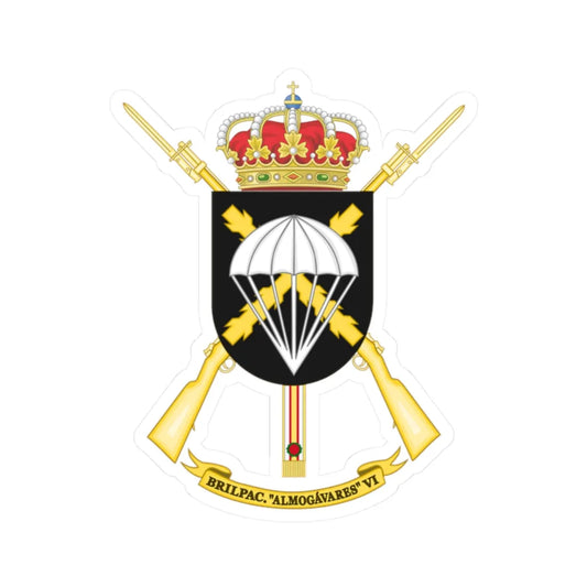 Coat of Arms of the BRIPAC (Spain) (Coat of Arms) STICKER Vinyl Kiss-Cut Decal 2 Inch White - The Sticker Space