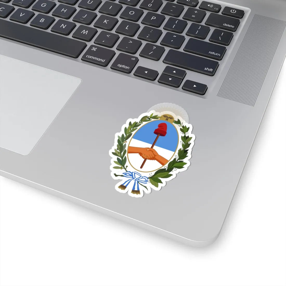 Coat of arms of the Buenos Aires Province (Argentina) (Coat of Arms) STICKER Vinyl Kiss-Cut Decal - The Sticker Space