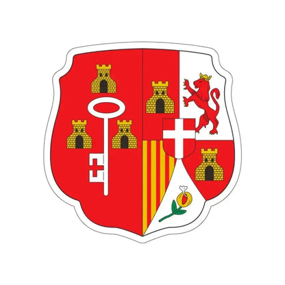 Coat of arms of the Captaincy General of Cuba STICKER Vinyl Die-Cut Decal - The Sticker Space