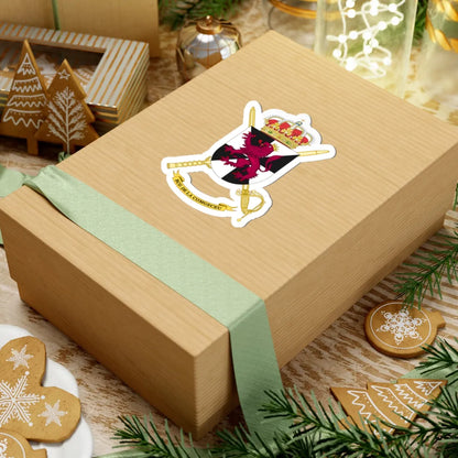 Coat of Arms of the Ceuta General Command Headquarters Battalion (Spain) (Coat of Arms) STICKER Vinyl Kiss-Cut Decal - The Sticker Space