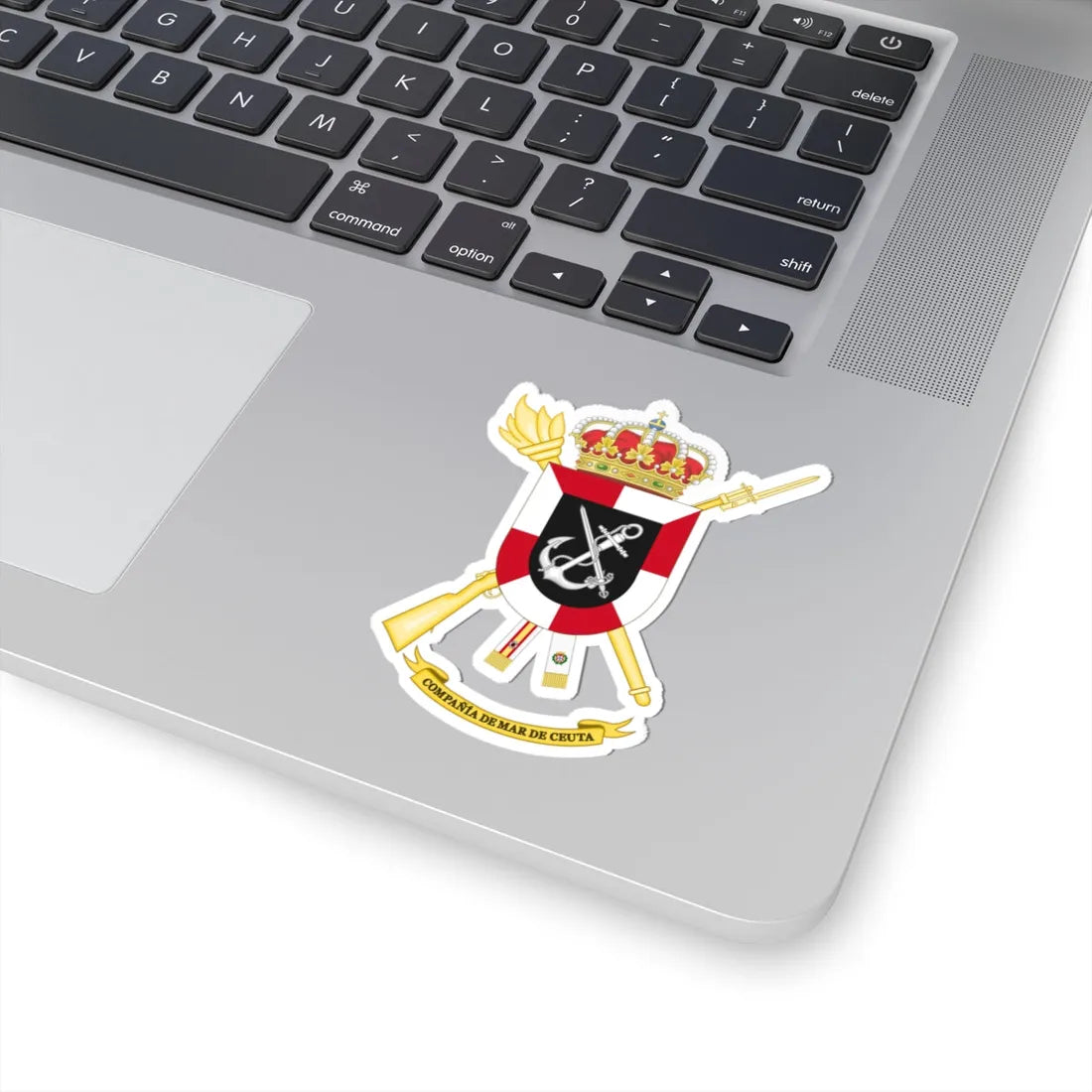 Coat of Arms of the Ceuta Sea Company (Spain) (Coat of Arms) STICKER Vinyl Kiss-Cut Decal - The Sticker Space