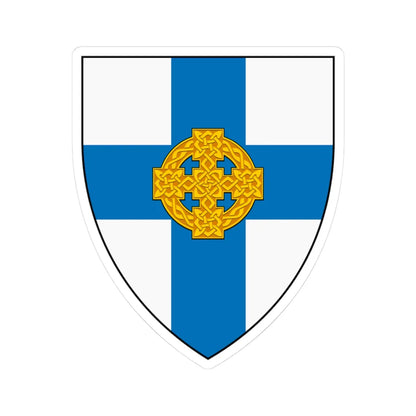 Coat of Arms of the Church in Wales (Spain) (Coat of Arms) STICKER Vinyl Kiss-Cut Decal 3 Inch White - The Sticker Space