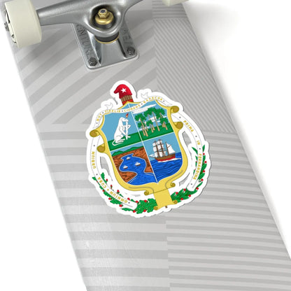 Coat of Arms of the City of Baracoa Cuba (Cuba) (Coat of Arms) STICKER Vinyl Kiss-Cut Decal - The Sticker Space