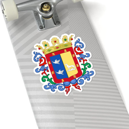 Coat of arms of the city of Camagüey Cuba (Costa Rica) (Coat of Arms) STICKER Vinyl Kiss-Cut Decal - The Sticker Space
