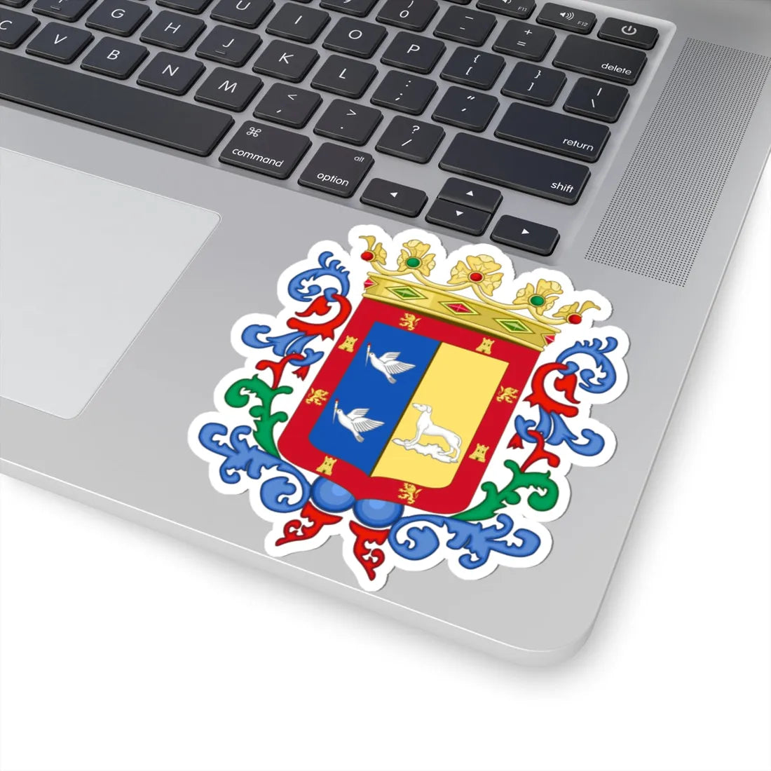 Coat of arms of the city of Camagüey Cuba (Costa Rica) (Coat of Arms) STICKER Vinyl Kiss-Cut Decal - The Sticker Space
