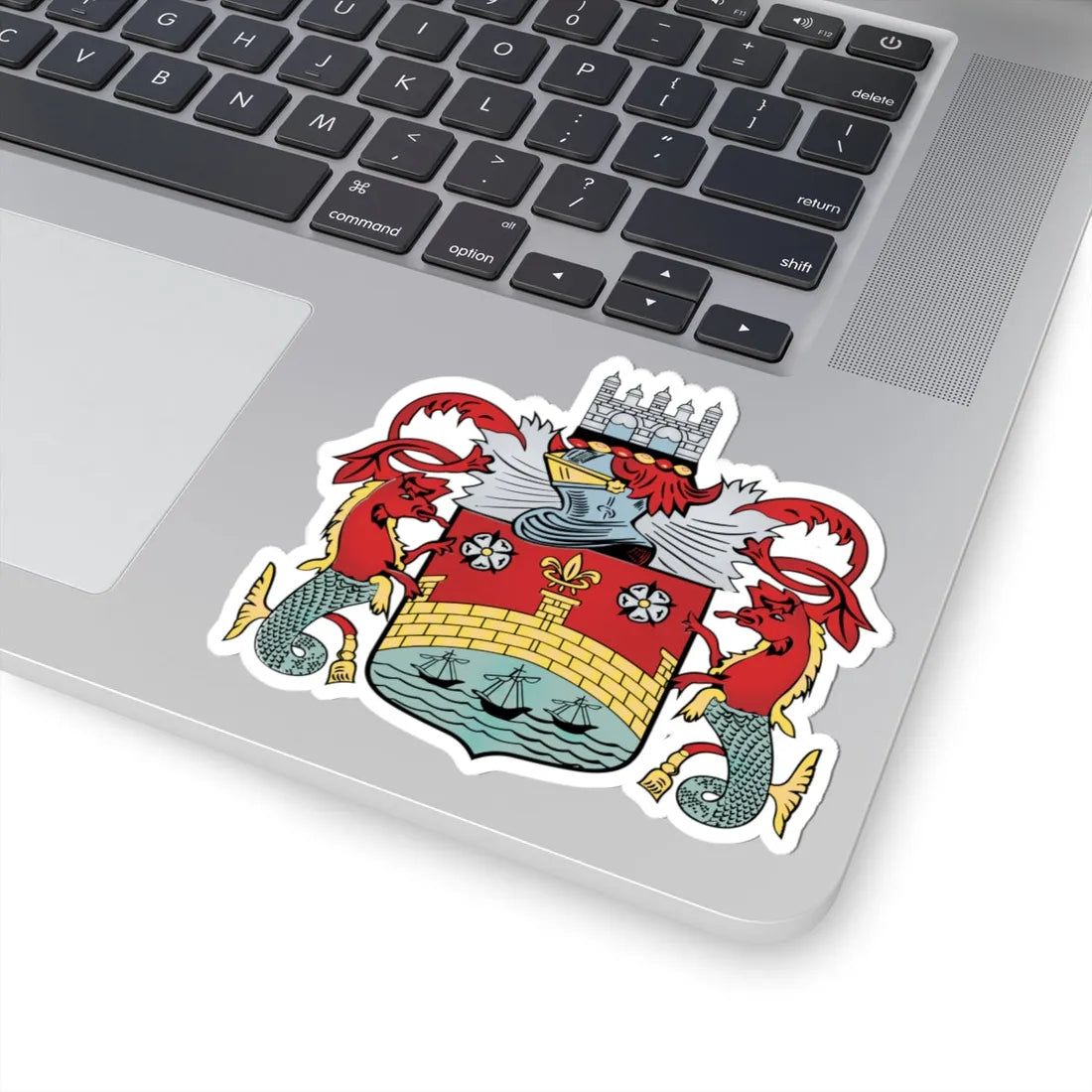 Coat of Arms of the City of Cambridge (England) (Coat of Arms) STICKER Vinyl Kiss-Cut Decal - The Sticker Space