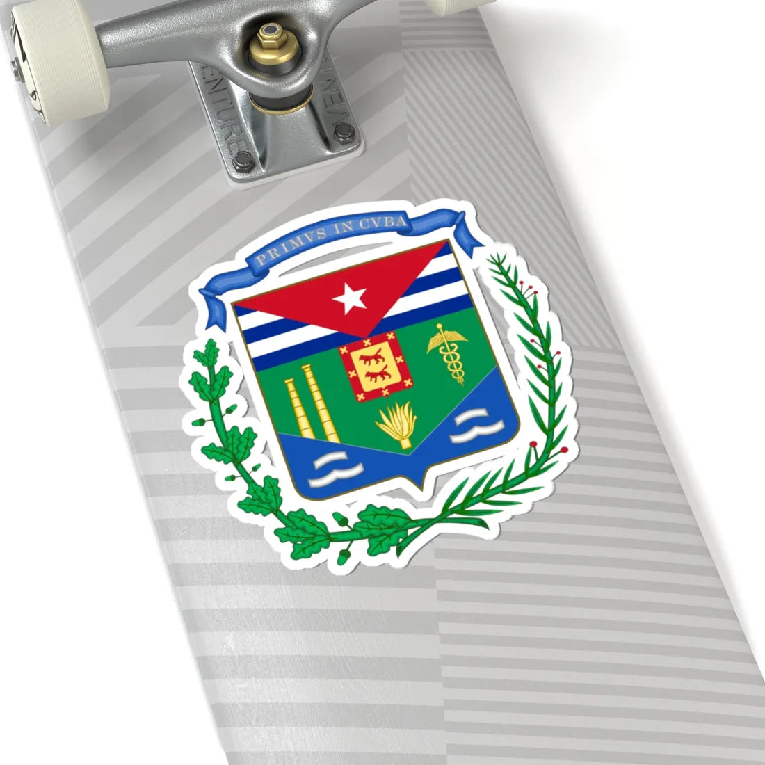 Coat of arms of the city of Cardenas Cuba (Cuba) (Coat of Arms) STICKER Vinyl Kiss-Cut Decal - The Sticker Space