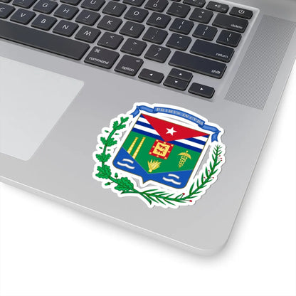 Coat of arms of the city of Cardenas Cuba (Cuba) (Coat of Arms) STICKER Vinyl Kiss-Cut Decal - The Sticker Space