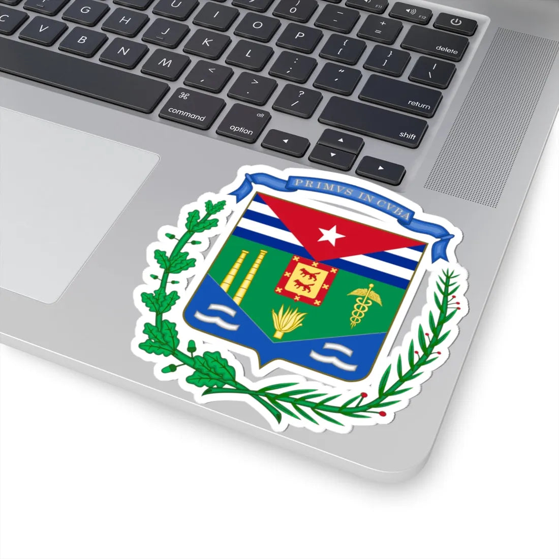 Coat of arms of the city of Cardenas Cuba (Cuba) (Coat of Arms) STICKER Vinyl Kiss-Cut Decal - The Sticker Space