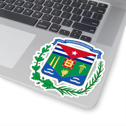Coat of arms of the city of Cardenas Cuba (Cuba) (Coat of Arms) STICKER Vinyl Kiss-Cut Decal - The Sticker Space