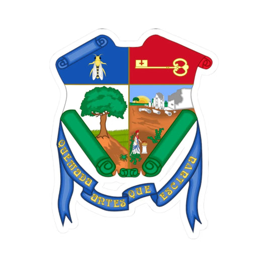 Coat of Arms of the city of Las Tunas Cuba (Cuba) (Coat of Arms) STICKER Vinyl Kiss-Cut Decal 2 Inch White - The Sticker Space