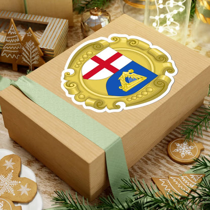 Coat of Arms of the Commonwealth of England (Ireland) (Coat of Arms) STICKER Vinyl Kiss-Cut Decal - The Sticker Space