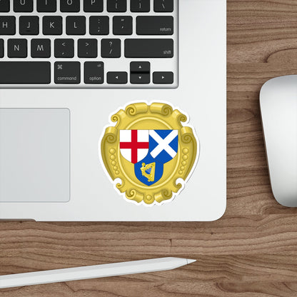 Coat of Arms of the Commonwealth of England, Scotland and Ireland STICKER Vinyl Die-Cut Decal-The Sticker Space