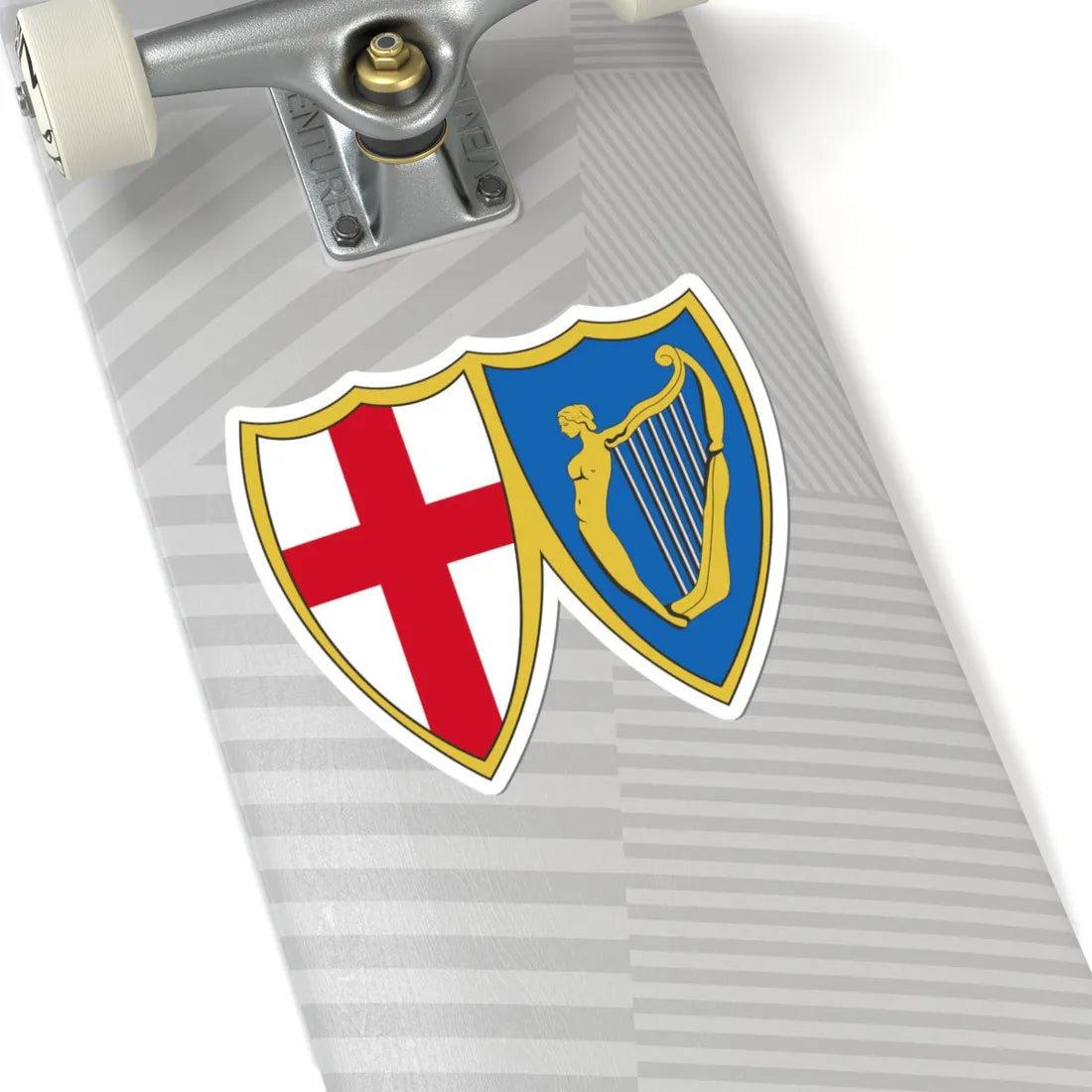 Coat of arms of the Commonwealth of England (United Kingdom) (Coat of Arms) STICKER Vinyl Kiss-Cut Decal - The Sticker Space