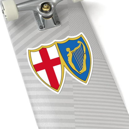 Coat of arms of the Commonwealth of England (United Kingdom) (Coat of Arms) STICKER Vinyl Kiss-Cut Decal - The Sticker Space