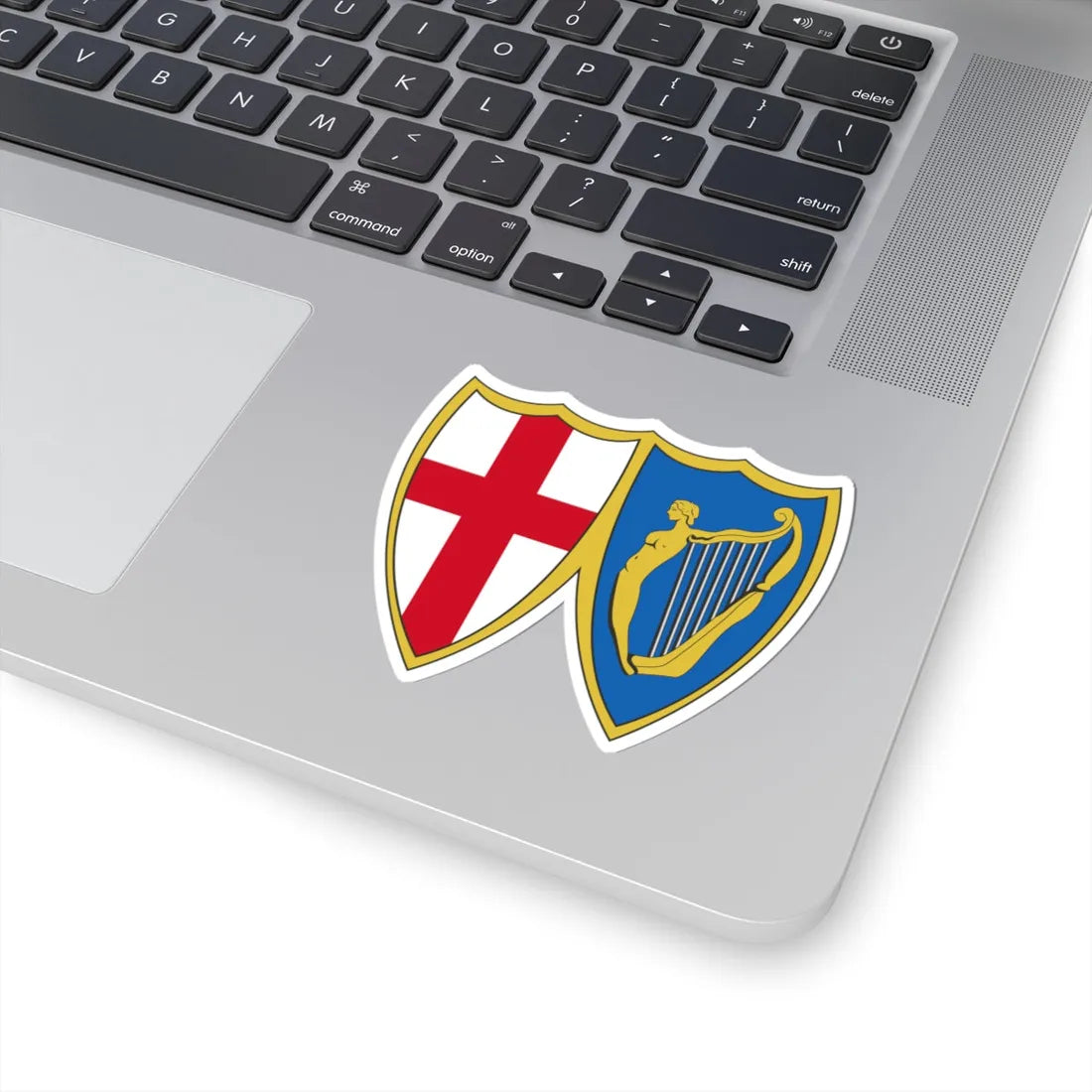 Coat of arms of the Commonwealth of England (United Kingdom) (Coat of Arms) STICKER Vinyl Kiss-Cut Decal - The Sticker Space