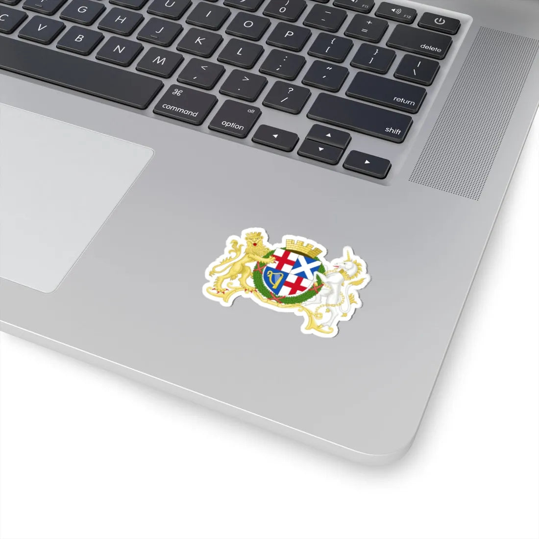 Coat of Arms of the Commonwealth of Great Britain and Northern Ireland (United Kingdom) (Coat of Arms) STICKER Vinyl Kiss-Cut Decal - The Sticker Space