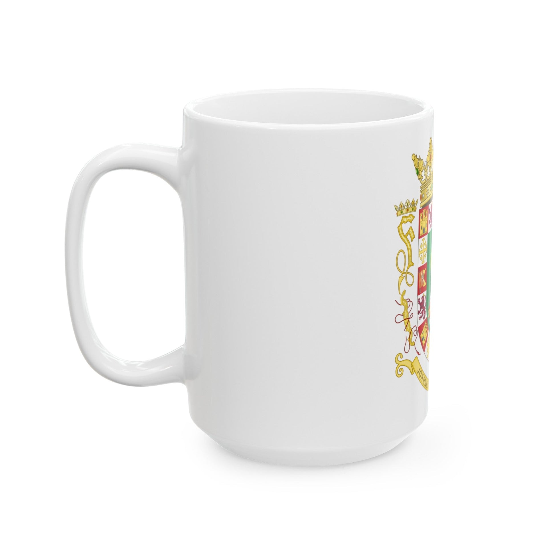 Coat of arms of the Commonwealth of Puerto Rico 2 - White Coffee Mug-The Sticker Space