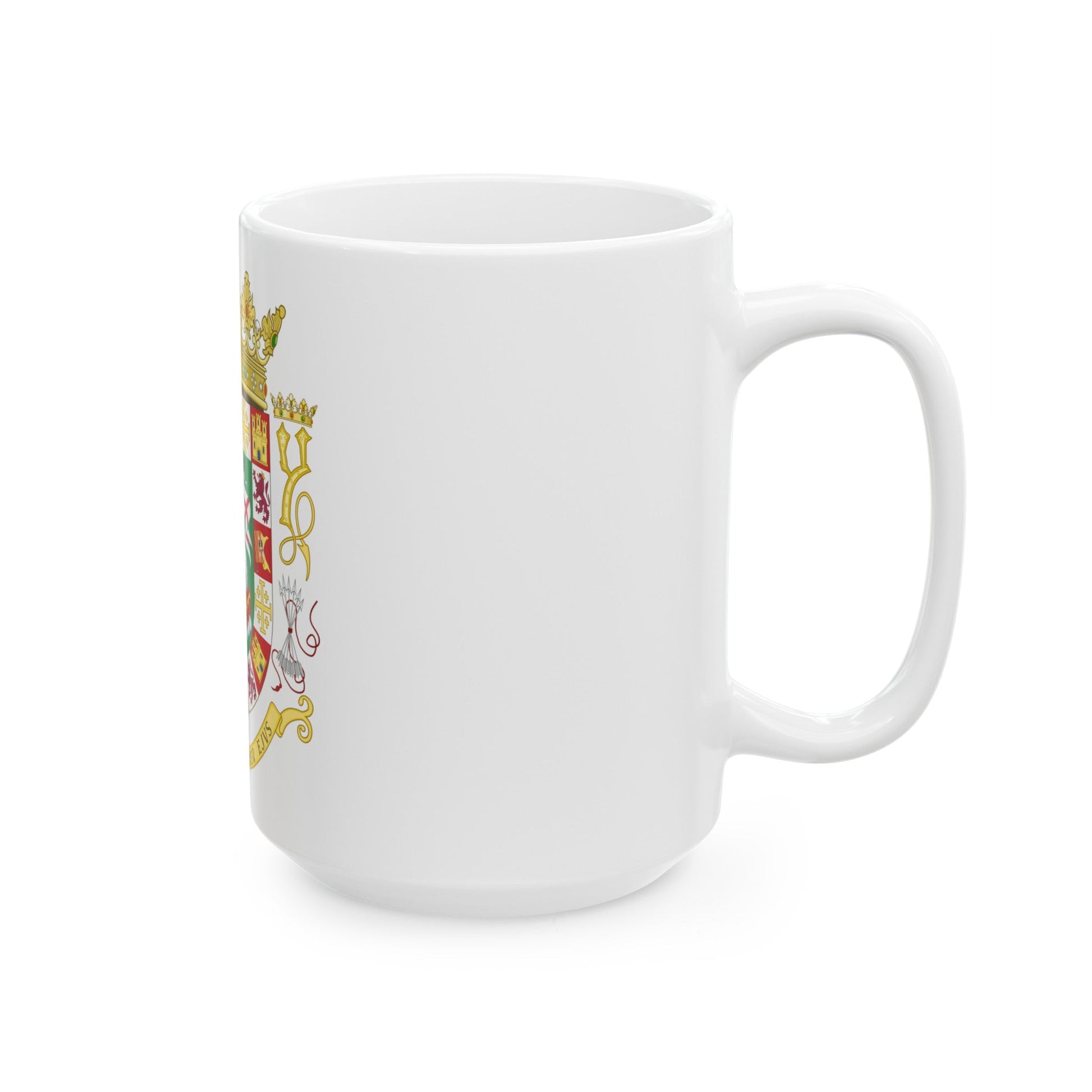 Coat of arms of the Commonwealth of Puerto Rico 2 - White Coffee Mug-The Sticker Space