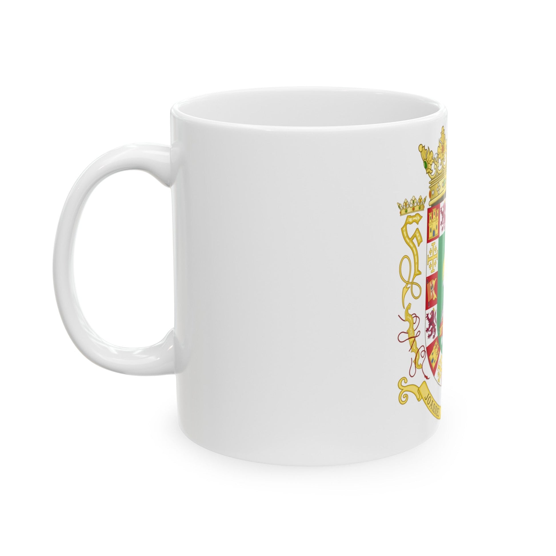 Coat of arms of the Commonwealth of Puerto Rico 2 - White Coffee Mug-The Sticker Space