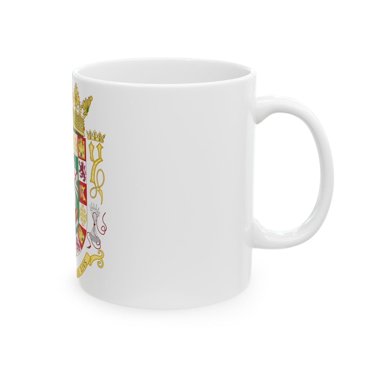 Coat of arms of the Commonwealth of Puerto Rico 2 - White Coffee Mug-The Sticker Space