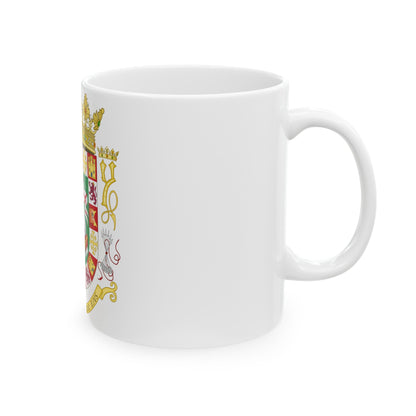 Coat of arms of the Commonwealth of Puerto Rico 2 - White Coffee Mug-The Sticker Space