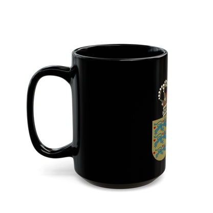 Coat of arms of the County of Greenland - Black Coffee Mug-The Sticker Space