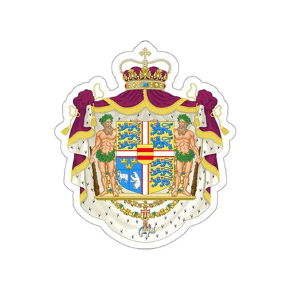 Coat of arms of the Crown Prince of Denmark STICKER Vinyl Die-Cut Decal - The Sticker Space
