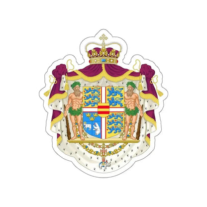 Coat of arms of the Crown Prince of Denmark STICKER Vinyl Die-Cut Decal - The Sticker Space