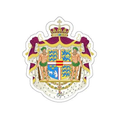 Coat of arms of the Crown Prince of Denmark STICKER Vinyl Die-Cut Decal - The Sticker Space