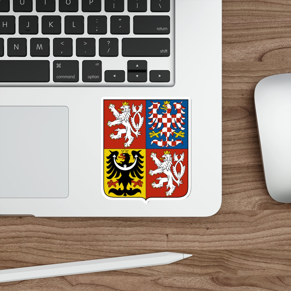 Coat of arms of the Czech Republic STICKER Vinyl Die-Cut Decal-The Sticker Space